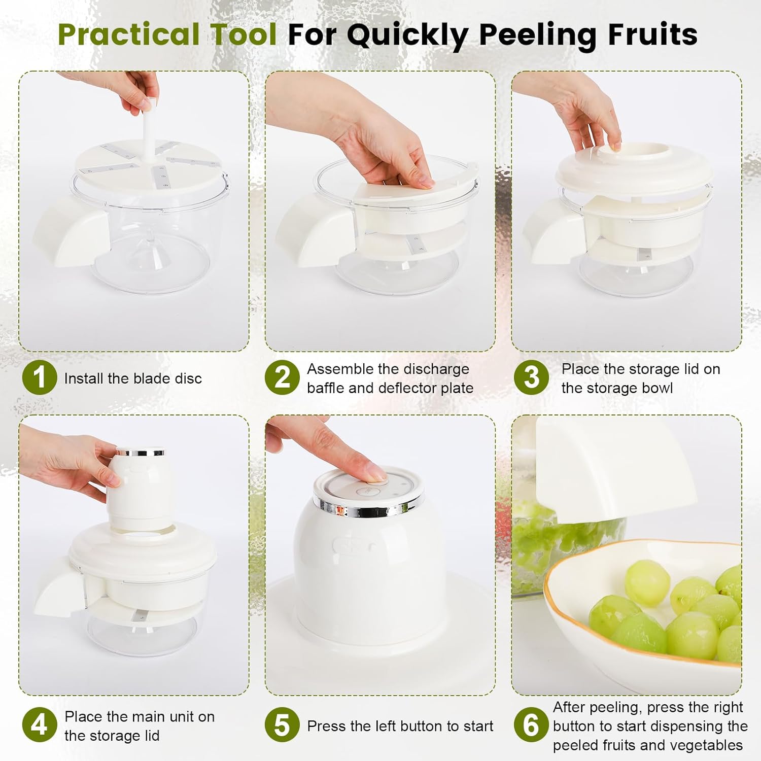 Electric Fruit & Vegetable Peeler Pro