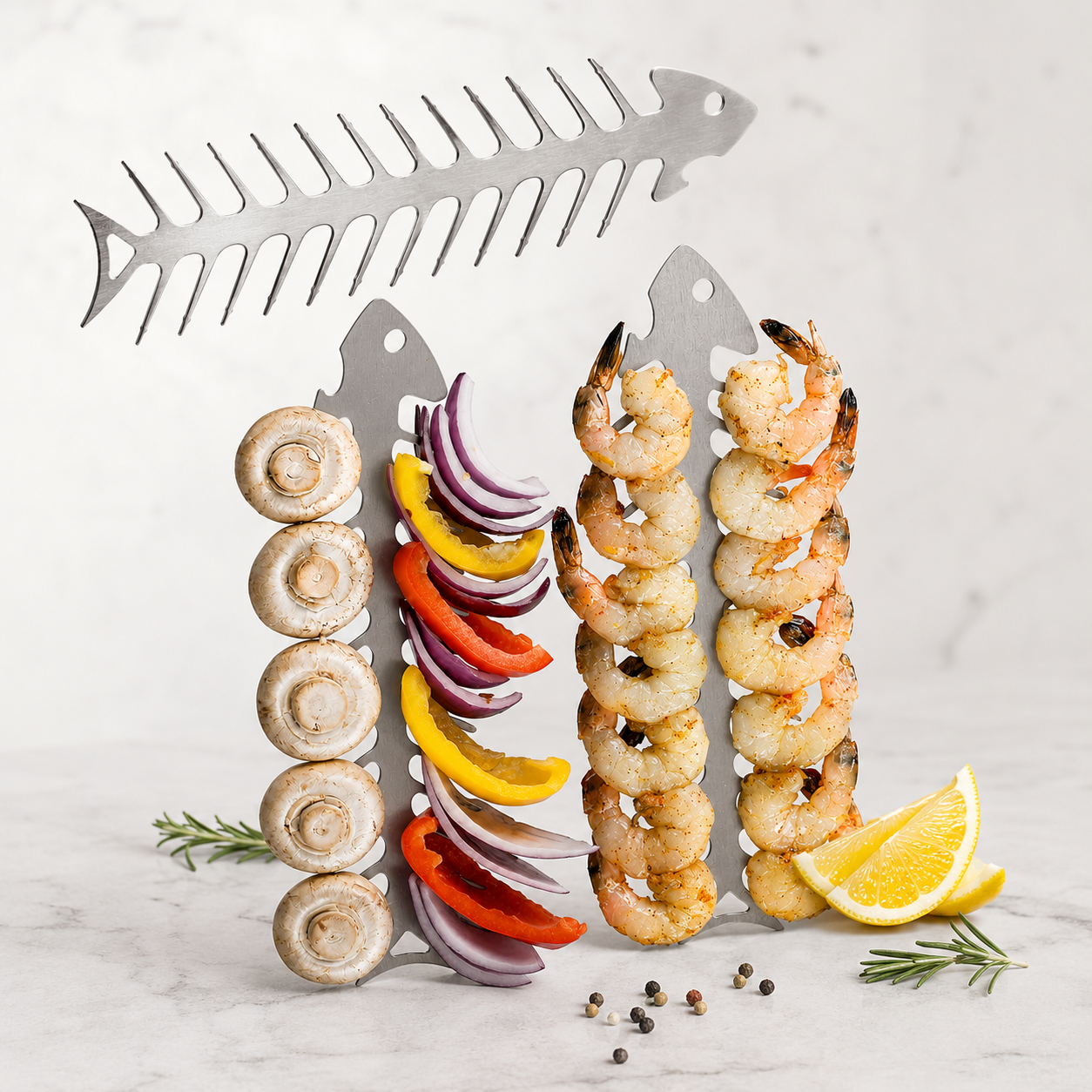 Fish Bone BBQ Skewer