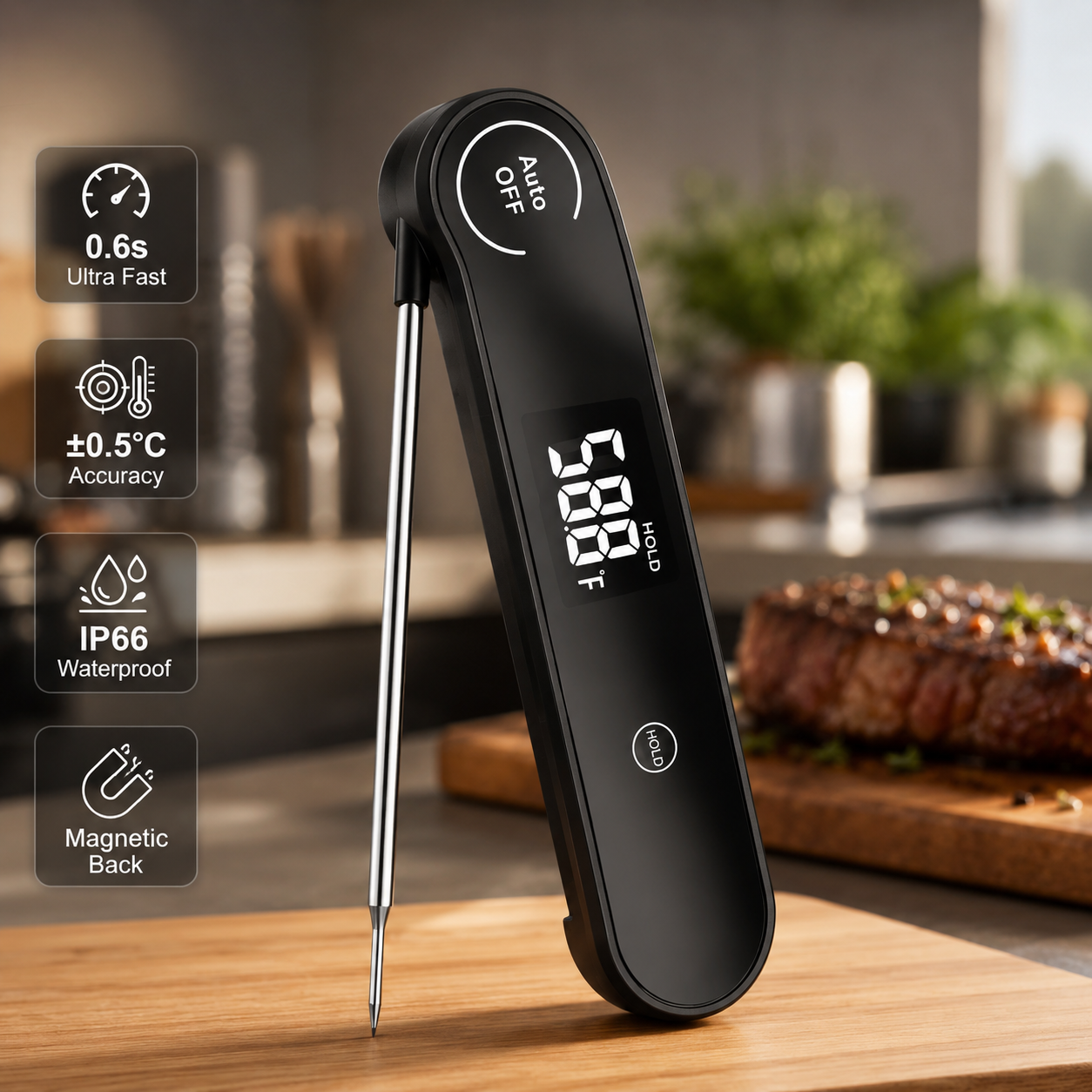 Instant-Read Meat Thermometer