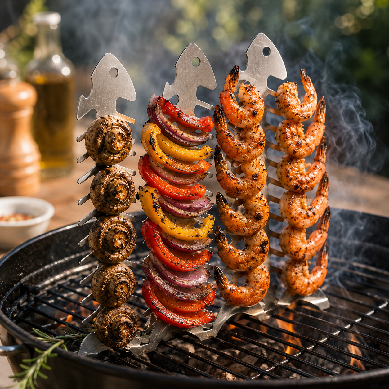 Fish Bone BBQ Skewer